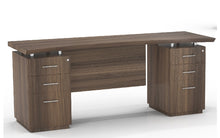 Load image into Gallery viewer, STL9 Sterling Double Pedestal Desk &amp; Credenza
