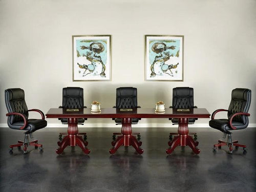 TOW-62Q - Townsend Series Queen Anne 12' Conference Table by Office Star