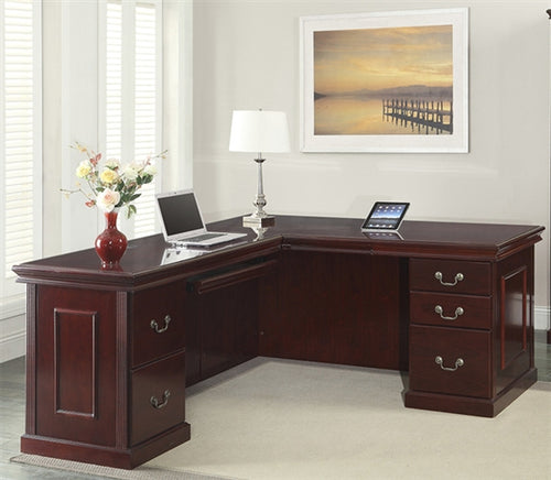 TOW-TYP8 Townsend Series Traditional Executive 'L' Shape Desk 72