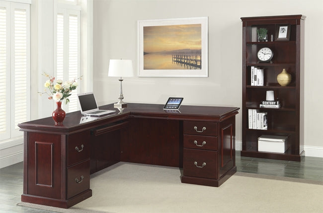 TOW-TYP8 Townsend Series Traditional Executive 'L' Shape Desk 72"