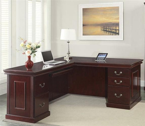 TOWTYP9 - Townsend Series Traditional Executive 'L' Shape Desk 66