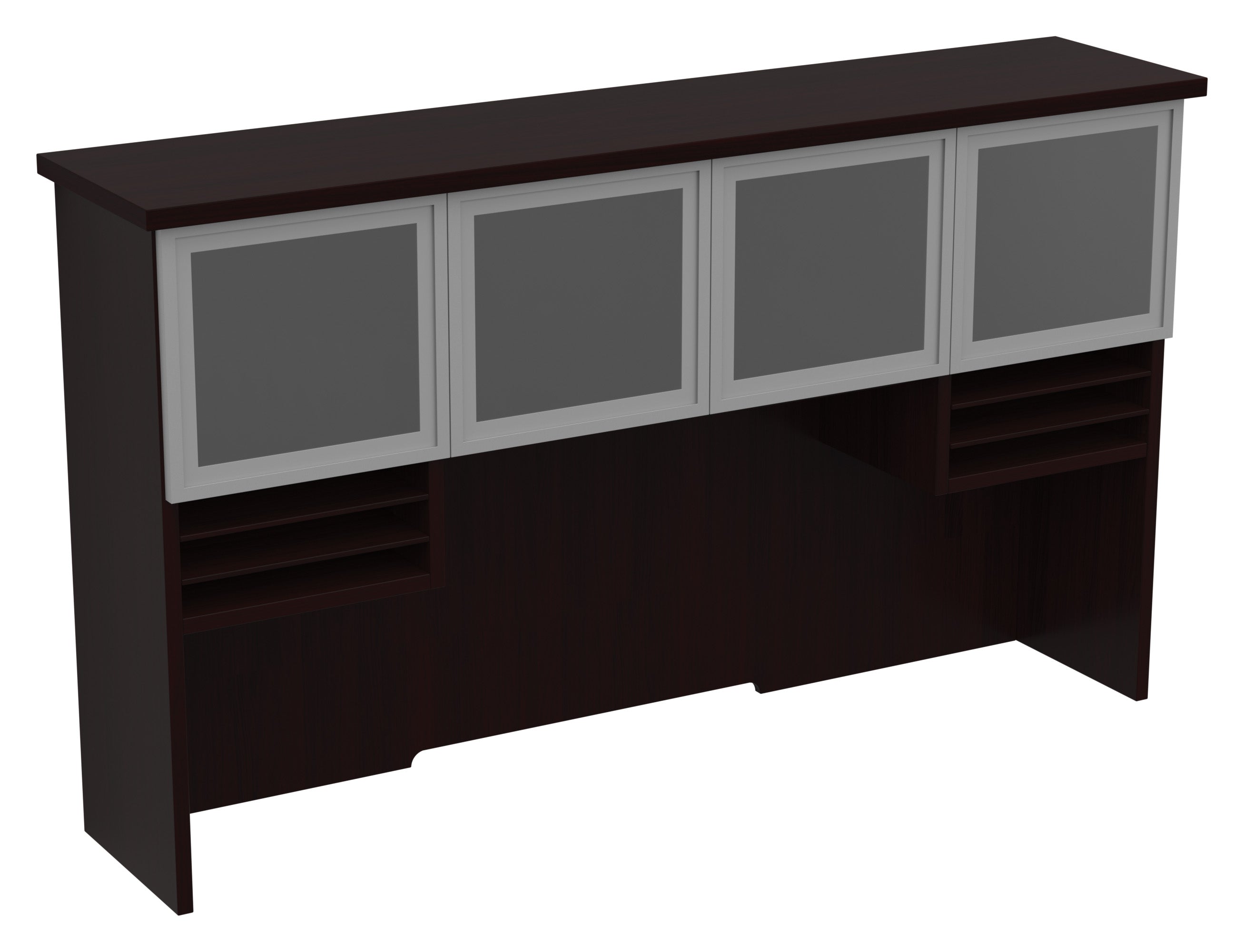 TUX-42 - Tuxedo Series Hutch with Glass Doors, by OSP