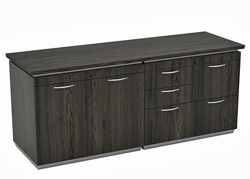TUX-TYP204 - Tuxedo Series Storage/Multi-File Combo Credenza by OSP