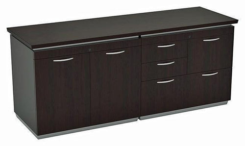 TUX-TYP204 - Tuxedo Series Storage/Multi-File Combo Credenza by OSP