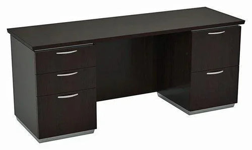 TUX-TYP5 - Tuxedo Double Pedestal Desk / Credenza by OSP