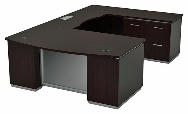 TUX-TYP52 Tuxedo  'U' Shape Lateral File Office Desk