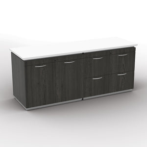 TUX-TYP205 - Tuxedo Series Storage/Lateral File Combo Credenza by OSP