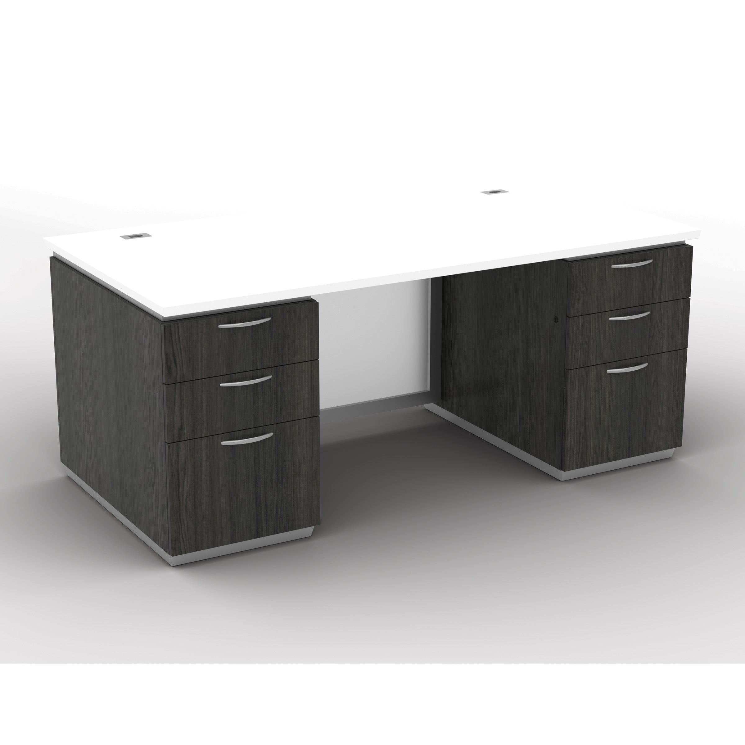 TUX-TYP2 - Tuxedo 72" Double Pedestal Desk by OSP