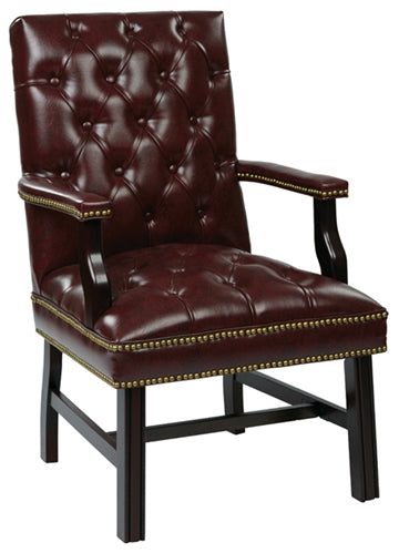 TV233RV Traditional High Back Visitors Chair with Padded Arms