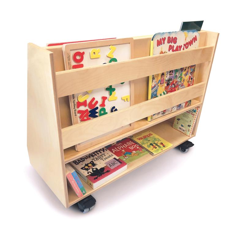 WB0136 - Wood Book Display Stand by Whitney Bros