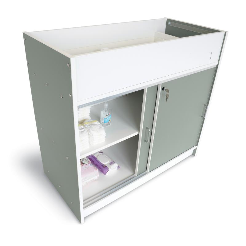 WB0721 - Easy-Clean Changing Cabinet