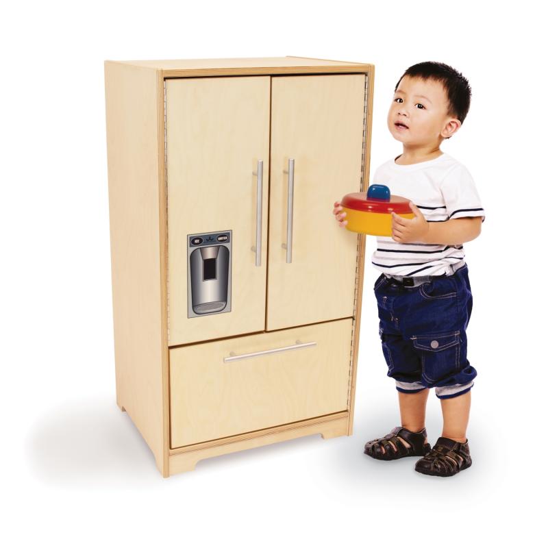 WB6440N - Contemporary Play Fridge Natural by Whitney Bros