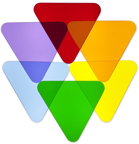 WB7724T Color Wheel Acrylic Triangle Disks