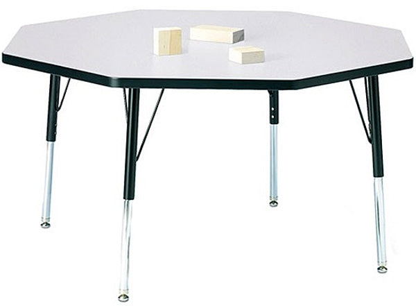 WMB949OC Octagon Shaped Dry Erase White MarkerBoard Top, Activity Table