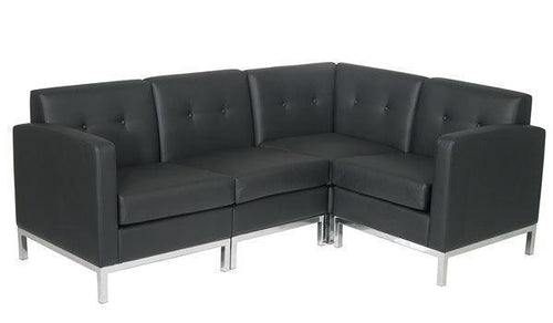 WST51LNCR - Wall Street Corner Sofa by Office Star
