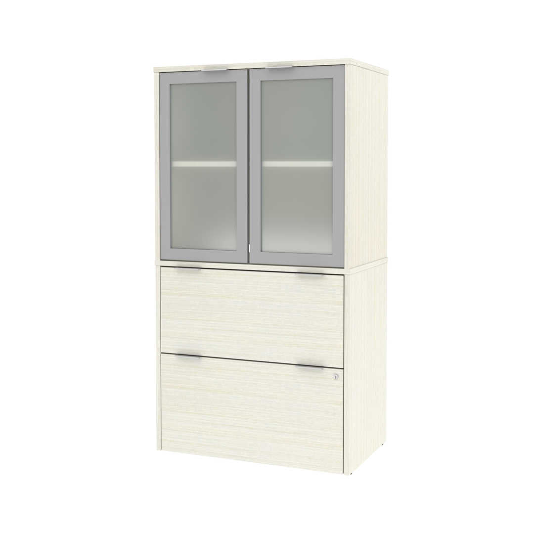 160870 - Lateral File with Storage Cabinet, i3 Plus Collection by Bestar