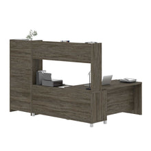 Load image into Gallery viewer, 120896 - Pro-linea L-Shaped Desk, Hutch &amp; Bookcase by Bestar
