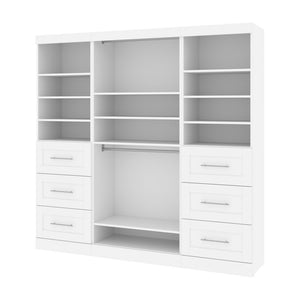 26857 - Pur Collection 86" Wardrobe / Storage Combo by Bestar