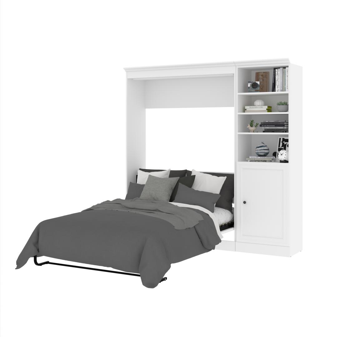 40892 - Versatile Collection 84" Full Wall Bed & Storage w/Door by Bestar