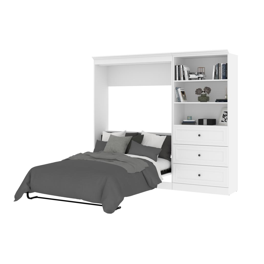 40895 - Versatile Collection 95" Full Wall Bed & Storage w/Drawers  by Bestar