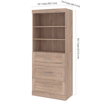 Load image into Gallery viewer, 26872 - Pur Collection 36&quot; Storage Unit w/Drawers by Bestar
